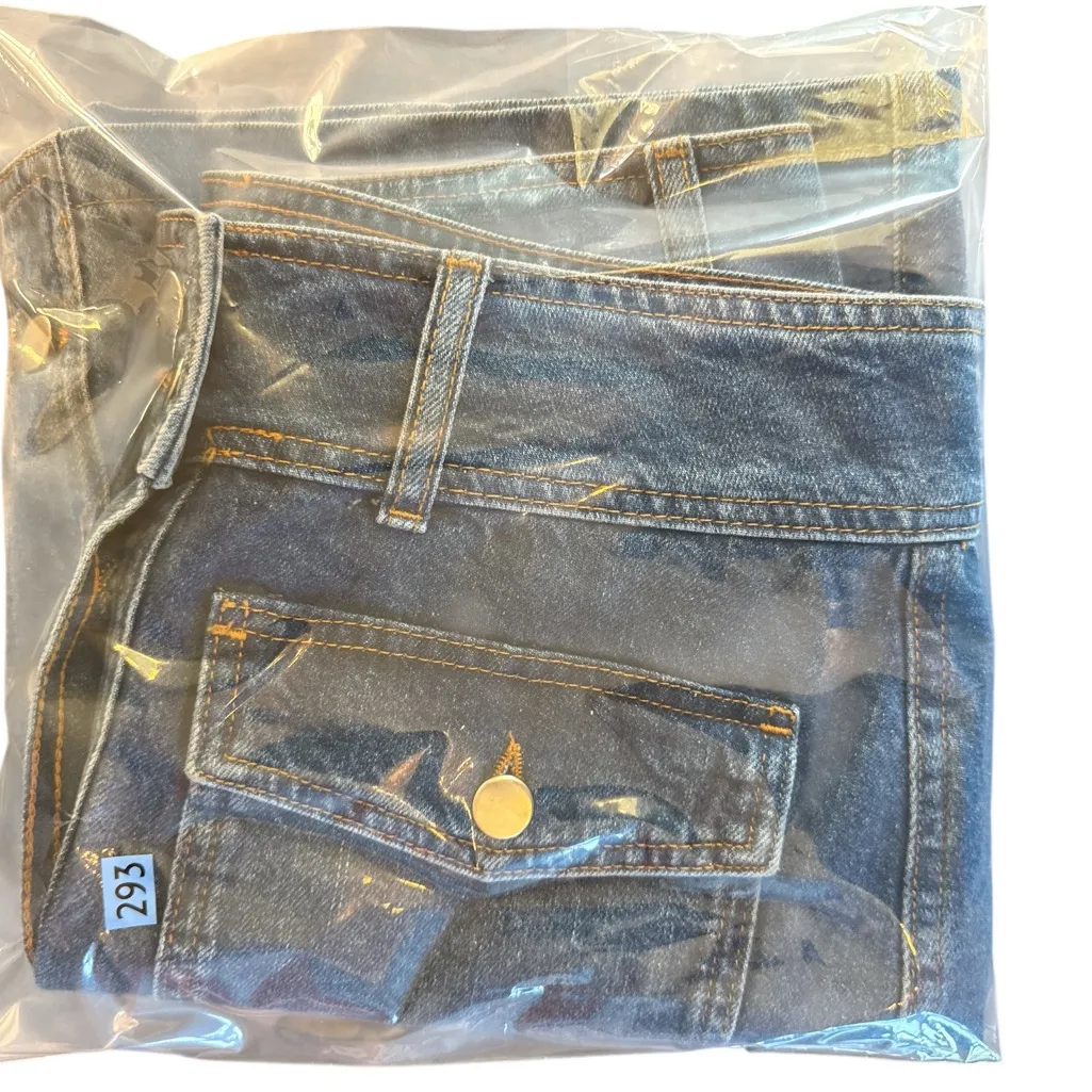 Harper Heritage Denim‎ Mini Skirt with Button Detail - Image 6