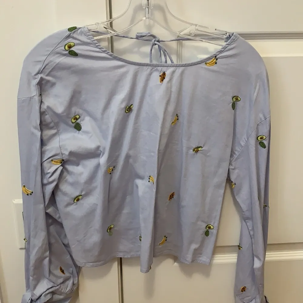 Zara Fruit Embroidered Top - Image 2