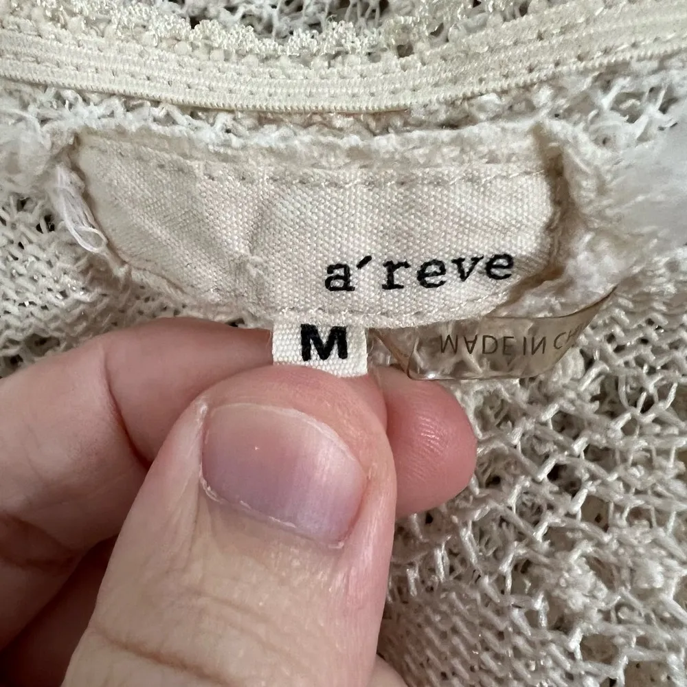 A’reve Bohemian Crochet Long Flare Sleeve Cover - Image 5