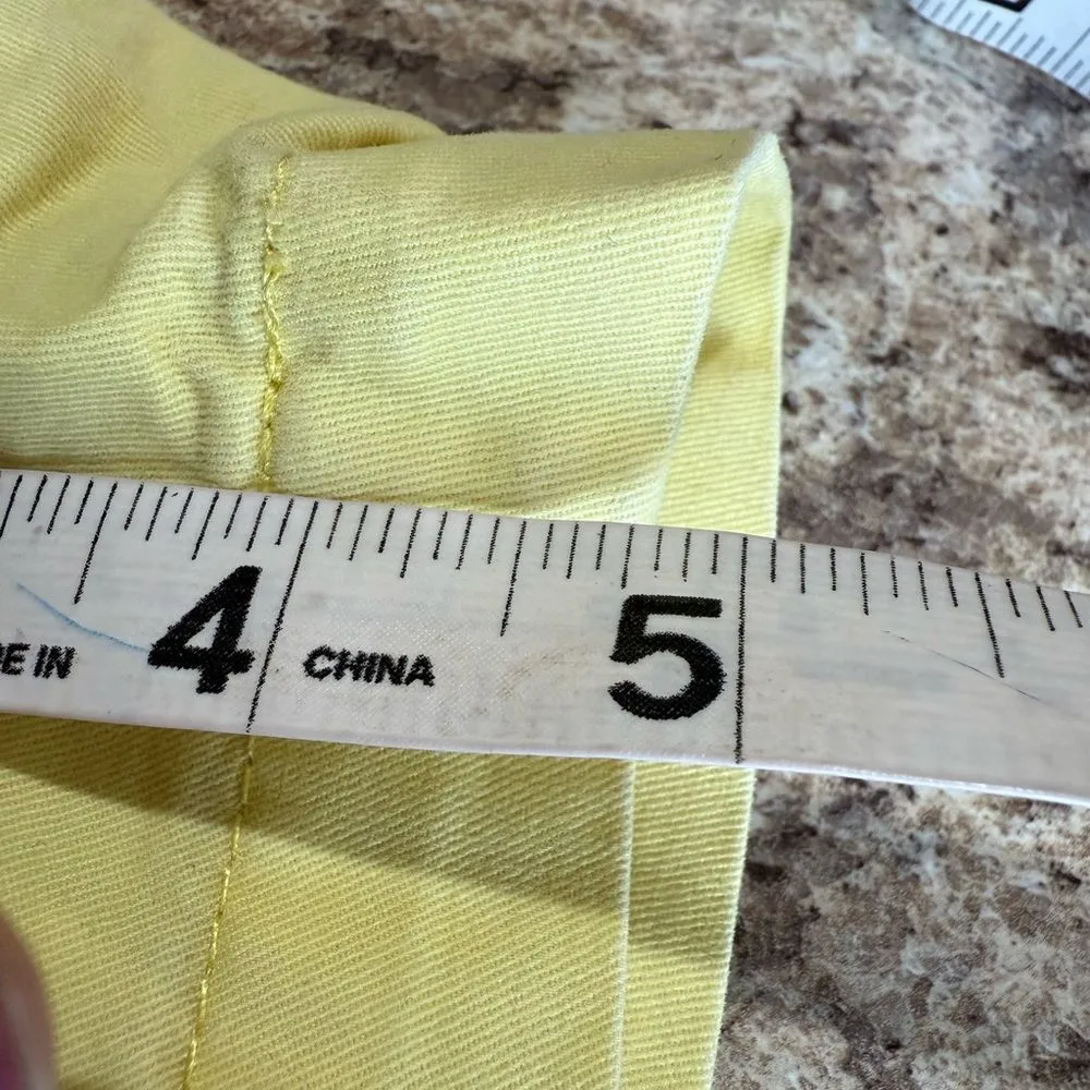 Tommy Hilfiger Yellow Tailored Bermuda Shorts - Image 7