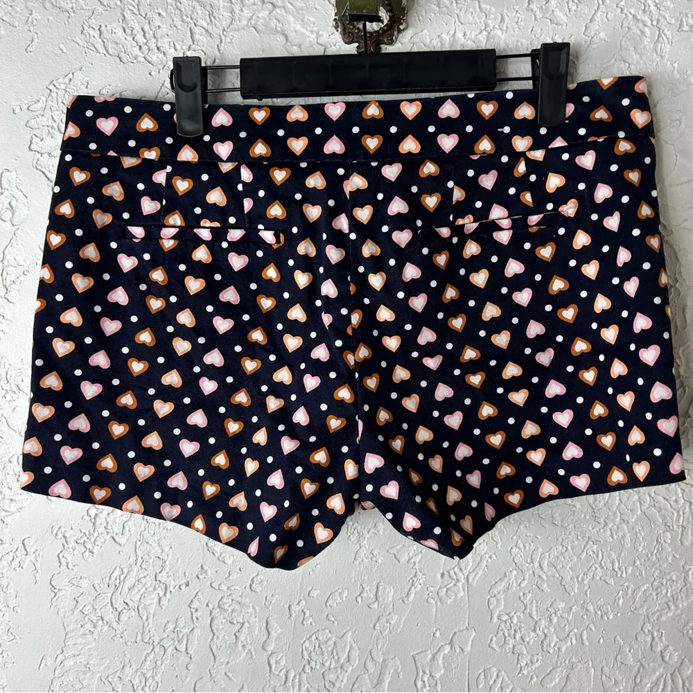 J.Crew | Heart Polka Dot Chino Shorts Size 10 - Image 6