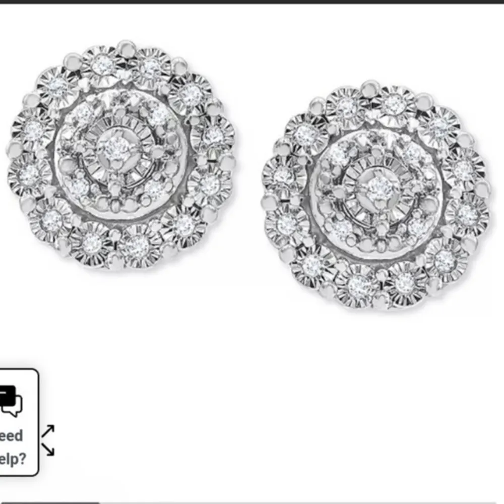 R H Macy 925 sterling 10k gold, diamond heart key pendant & diamond earrings set - Image 78