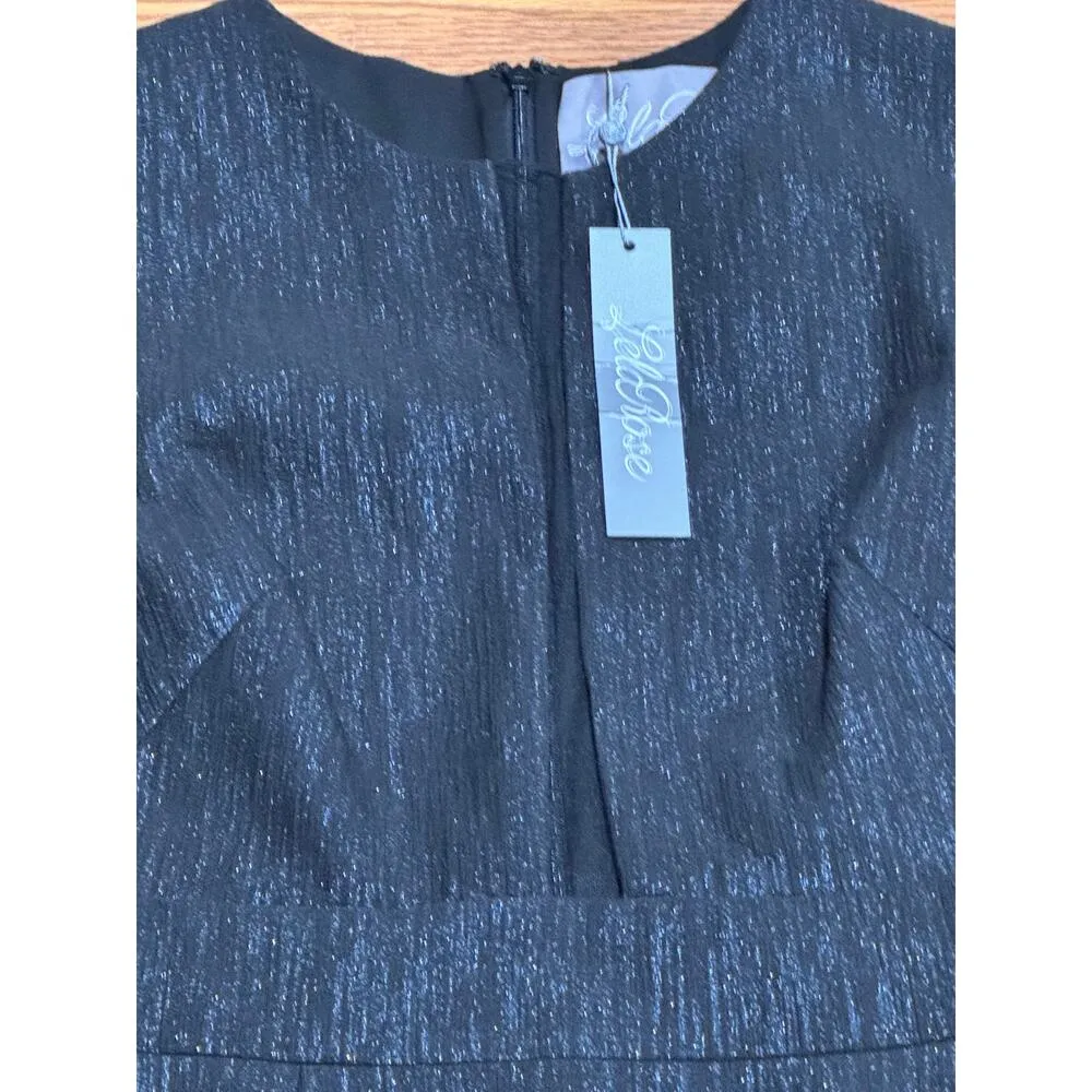 Lela Rose black shimmery Sheer - Image 13