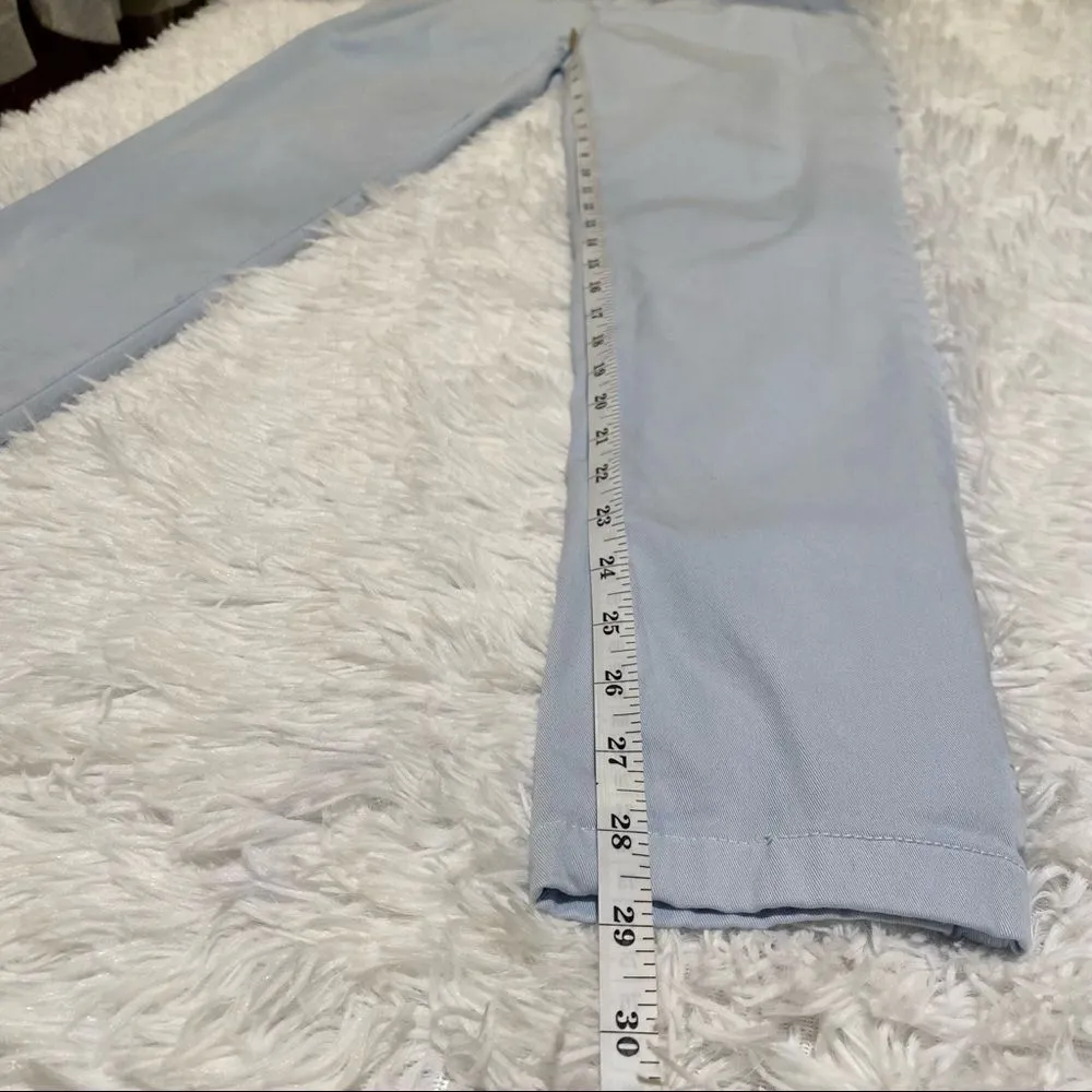 Weekend MaxMara Audrey Chino Pants in Blue Size 8 - Image 7