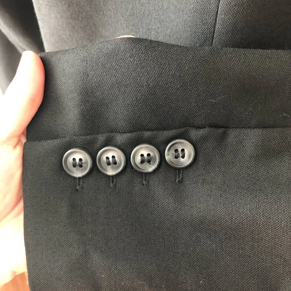 1901 Original Wool Blend Blazer Black Size 16 - Image 14