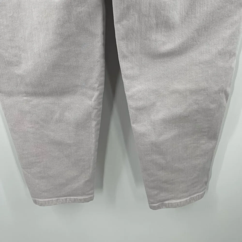 EILEEN FISHER Denim Tapered Pants Size 8P NEW Petites Organic Cotton Gray NWOT - Image 10