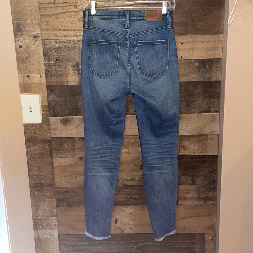 Madewell 10" High-Rise Skinny Jeans: Tulip-Hem Edition - Image 7