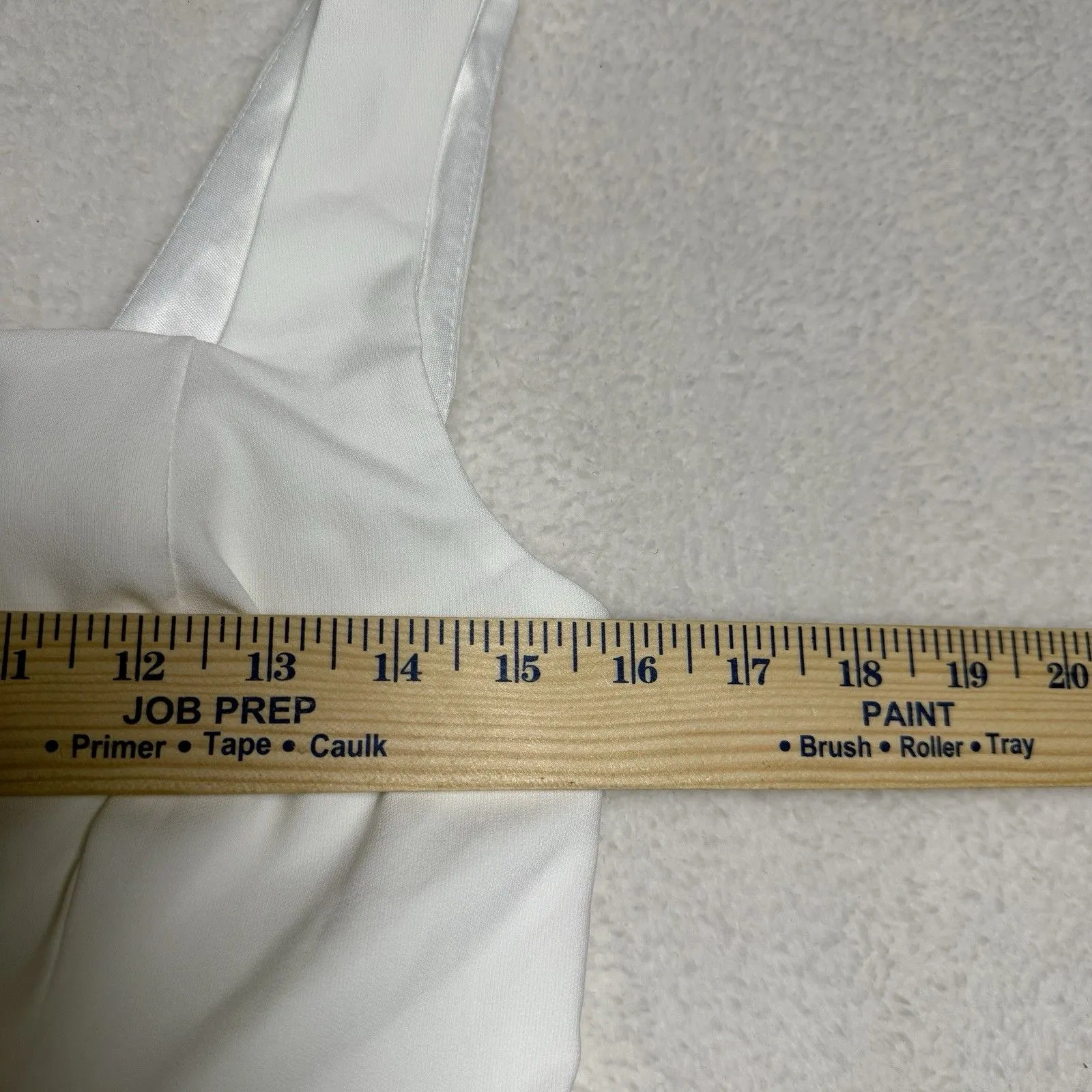 Lulus Blissfully Beaming White Sleeveless Bow Mini Dress Size M Bridal Wedding - Image 11