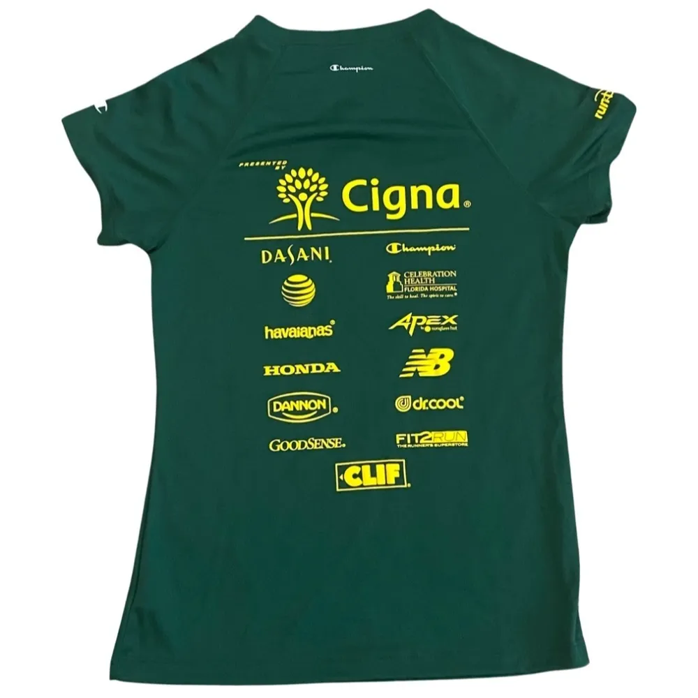 NEW Women’s runDisney ALADDIN DISNEYLAND 2016 Champion Tech Shirt Small S - Image 4