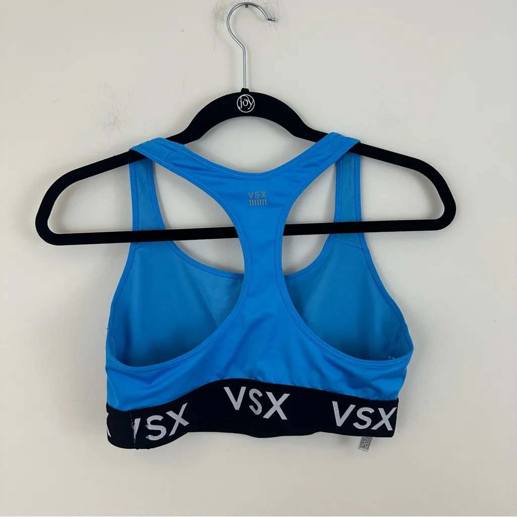 VSX Sport Oh My Quad Blue Sports Bra Size Large Women's - Image 4