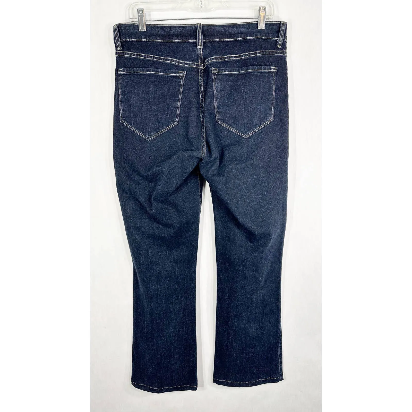 NYDJ Not Your Daughters Jeans Size 12‎ Boot Cut Dark Blue Stretch Cotton 1455 - Image 2