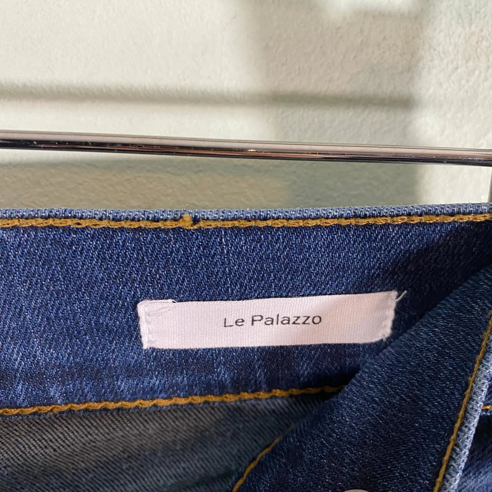 Frame Women Orlena Blue Le Plazzo High Rise Wide Leg Jeans Size 28 #LPP865 - Image 6