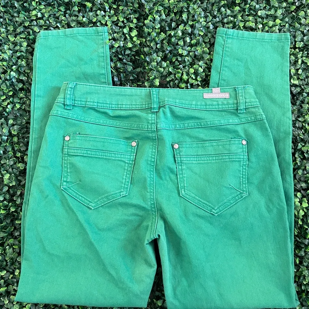 Lauren Conrad EUC Kelley green stretch ankle jeans - Image 2