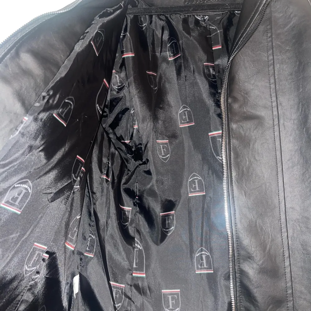 Classic Ferrari leather jacket Black Size XL - Image 3