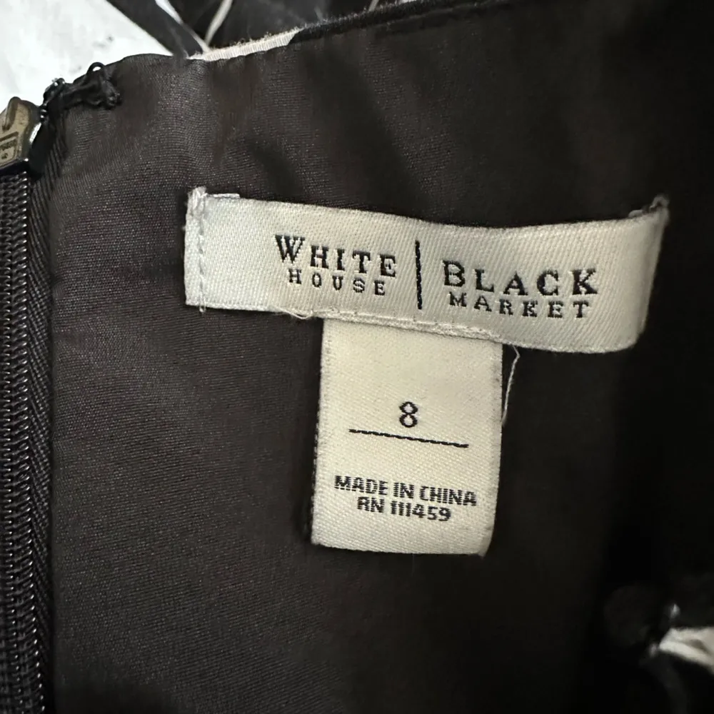 White House Black Market Abstract Dress Womens Size 8 - Image 6