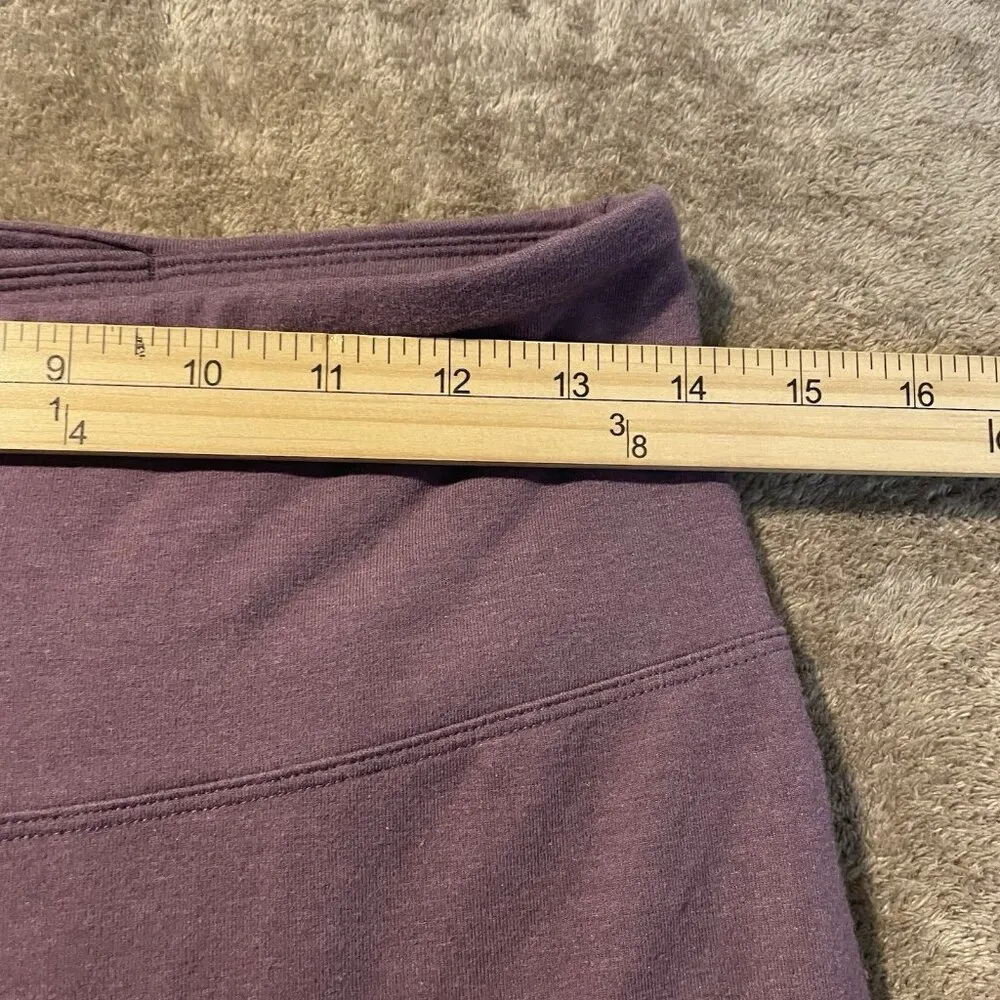 Sonoma Leggings Womens Medium Purple High Rise Ankle Pocket Soft Full Length - Image 7