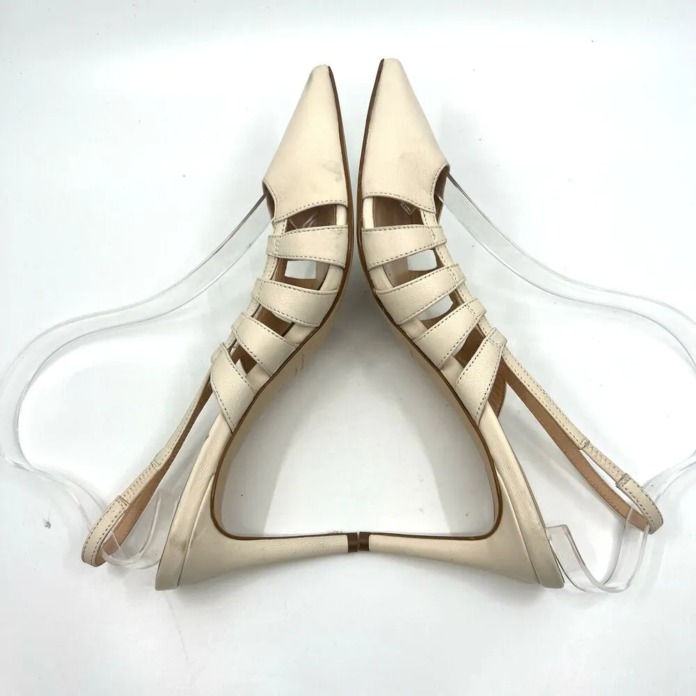 Club Monaco Giulina Slingback Leather Pumps Women's 9 US - Image 7