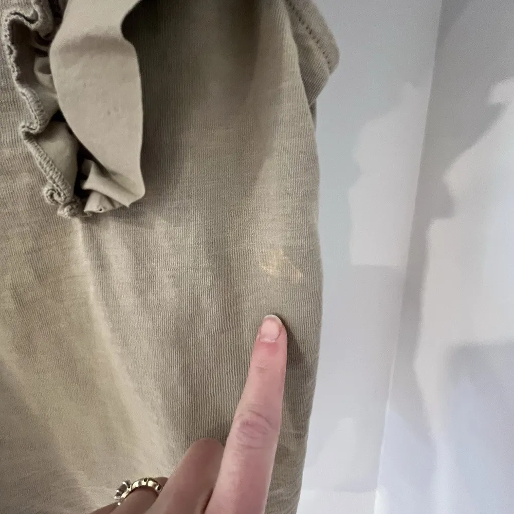 Nation LTD *flaw* Anthropologie Para Boxy Tee Sage Green Size Small - Image 3