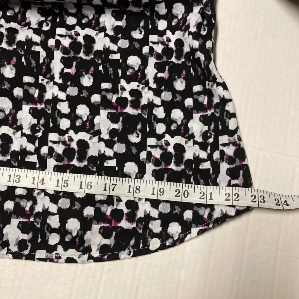 WESTBOUND‎ Women’s Top Size  Large Black purple and white - Image 8