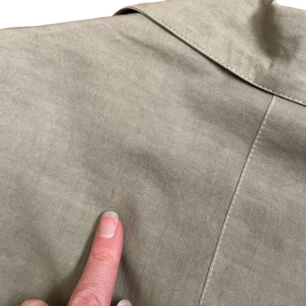 Sandrine Philippe Paneled Zip Waist Overcoat - Image 10