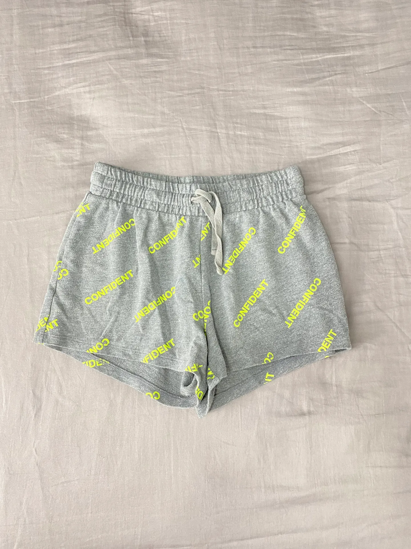 Gray Confident Printed Shorts - Image 3