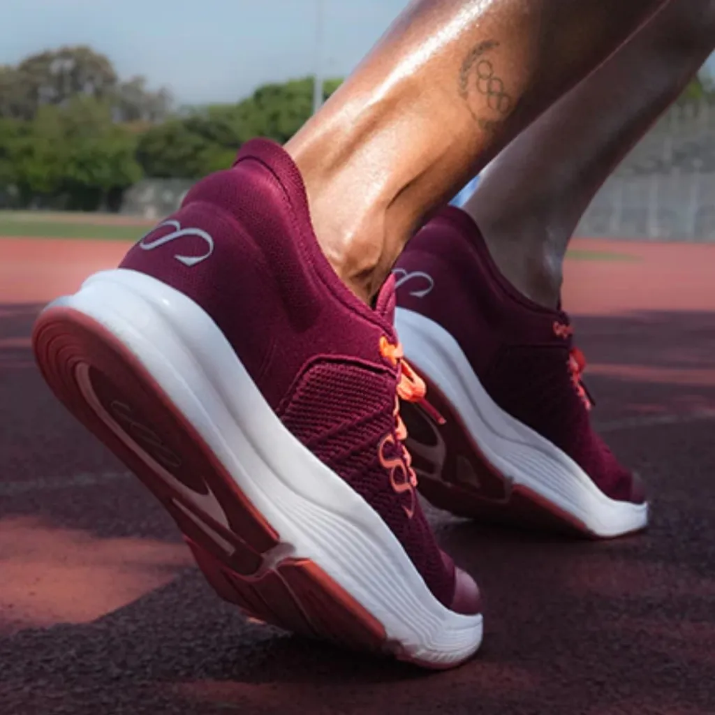 SAYSH The Felix Runner Sneakers in Fire Size 8.5 Red - Image 2