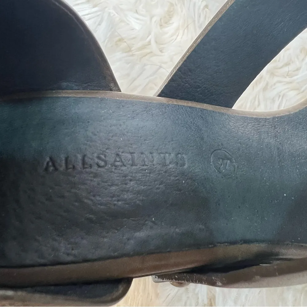 AllSaints Rotchko Strappy Wedge - Image 8