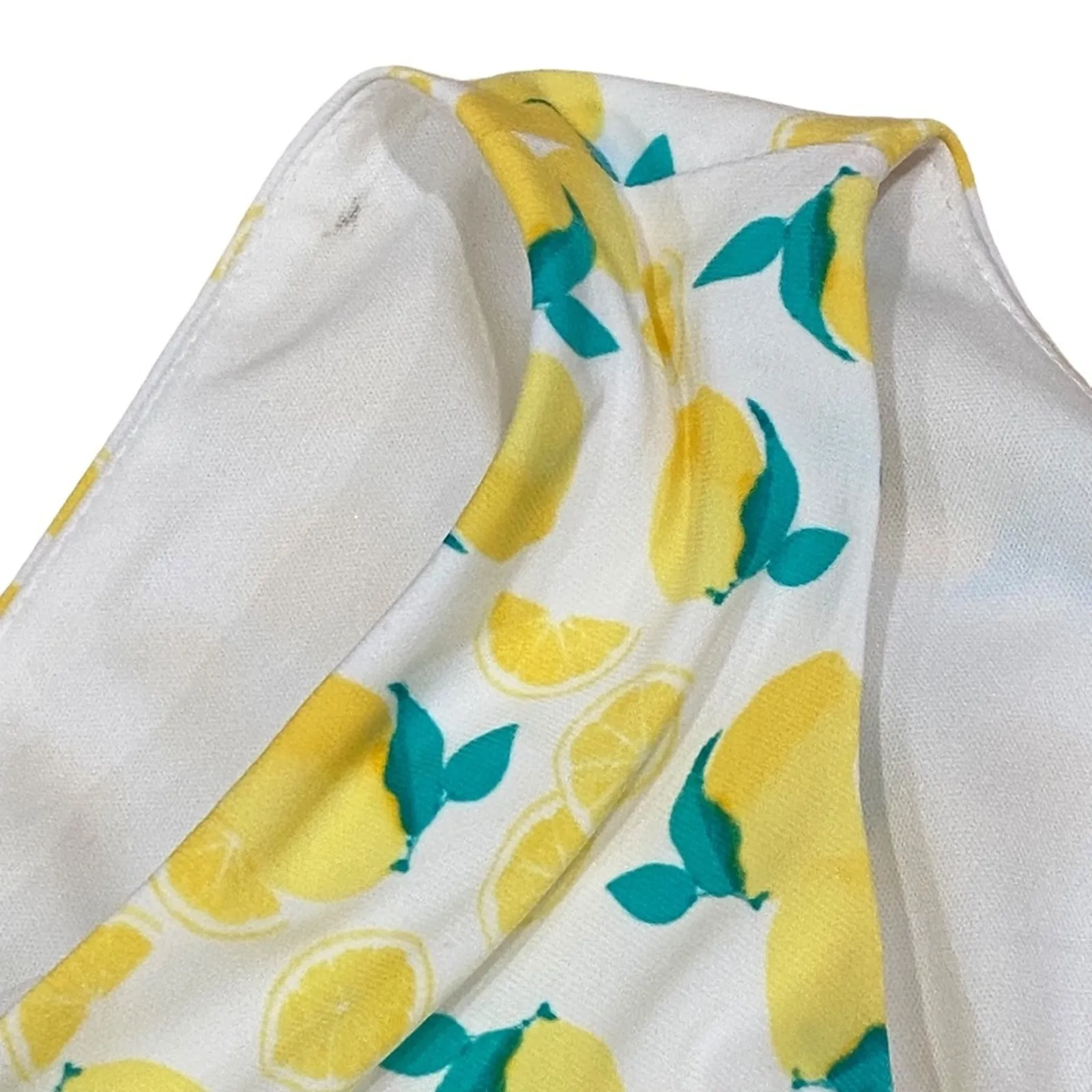 Pappagallo XL Dress Retro Stretch 60s Lemon Sheath Vacation Cruise Travel Casual Yellow - Image 11