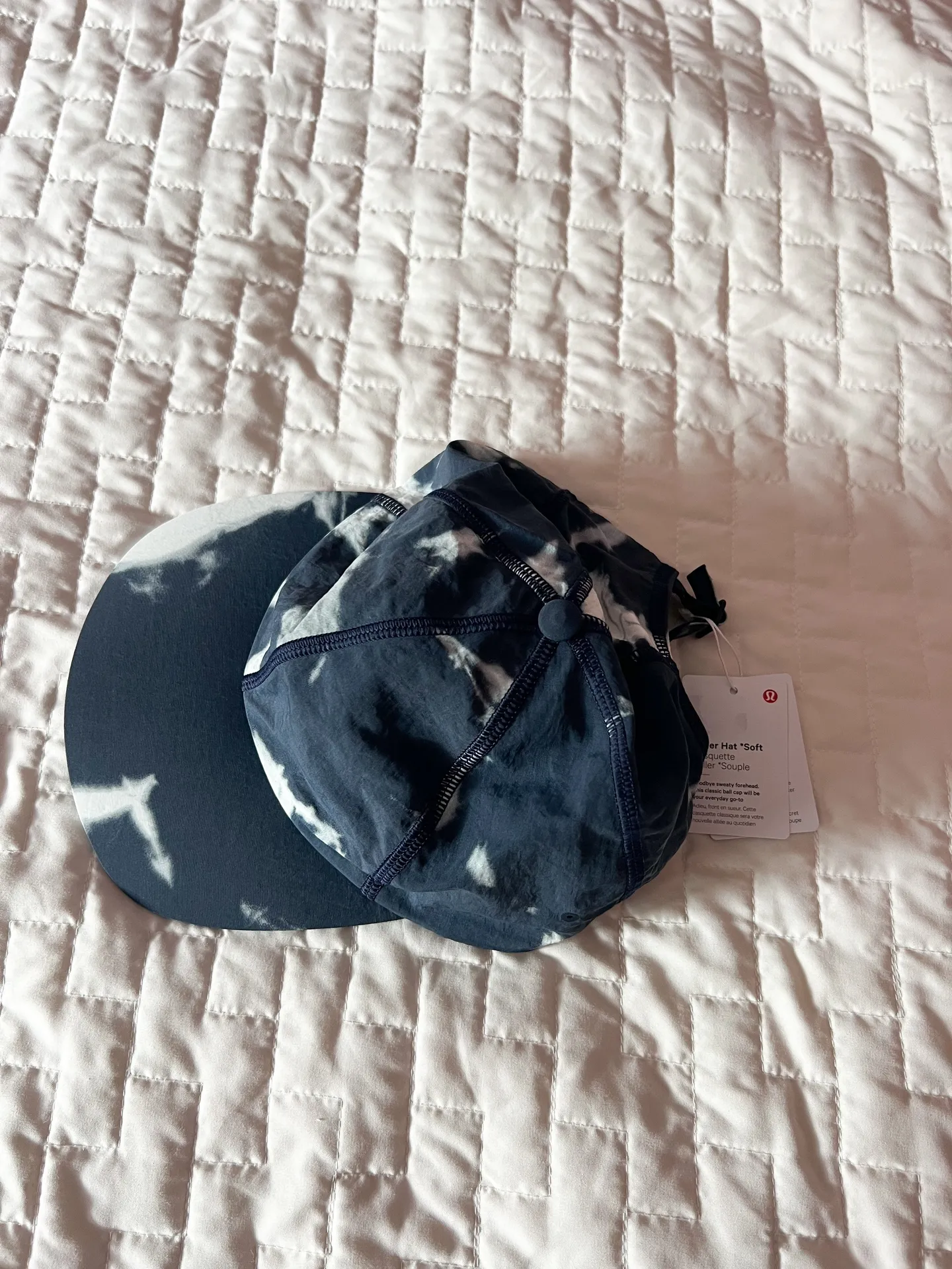 Athletica Indigo Ice Print Blue Multi Baller Hat Soft - Image 3