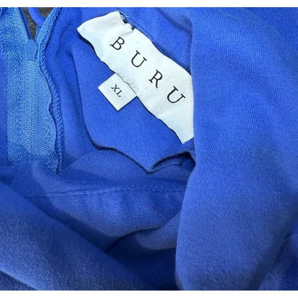 BURU Royal Blue Turtleneck Long Sleeve Maxi Dress - Image 7