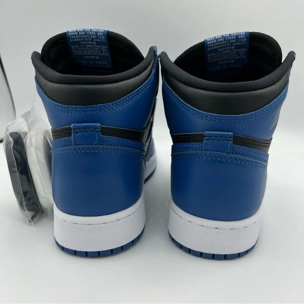 NWB Air  1 Retro High OG Dark Marina Blue GS Sneakers - Image 5