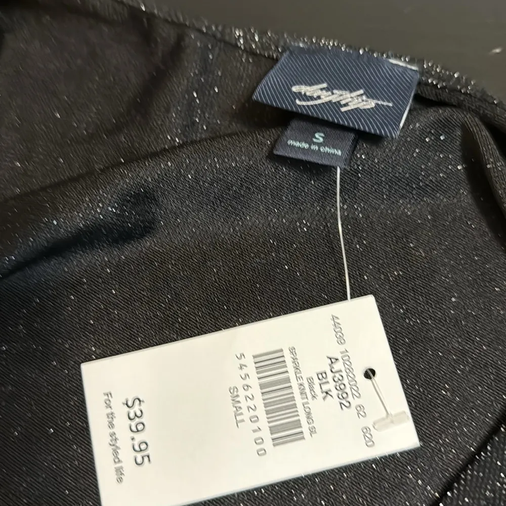 Daytrip Sparkly Black Wrap Top new with tags - Image 2