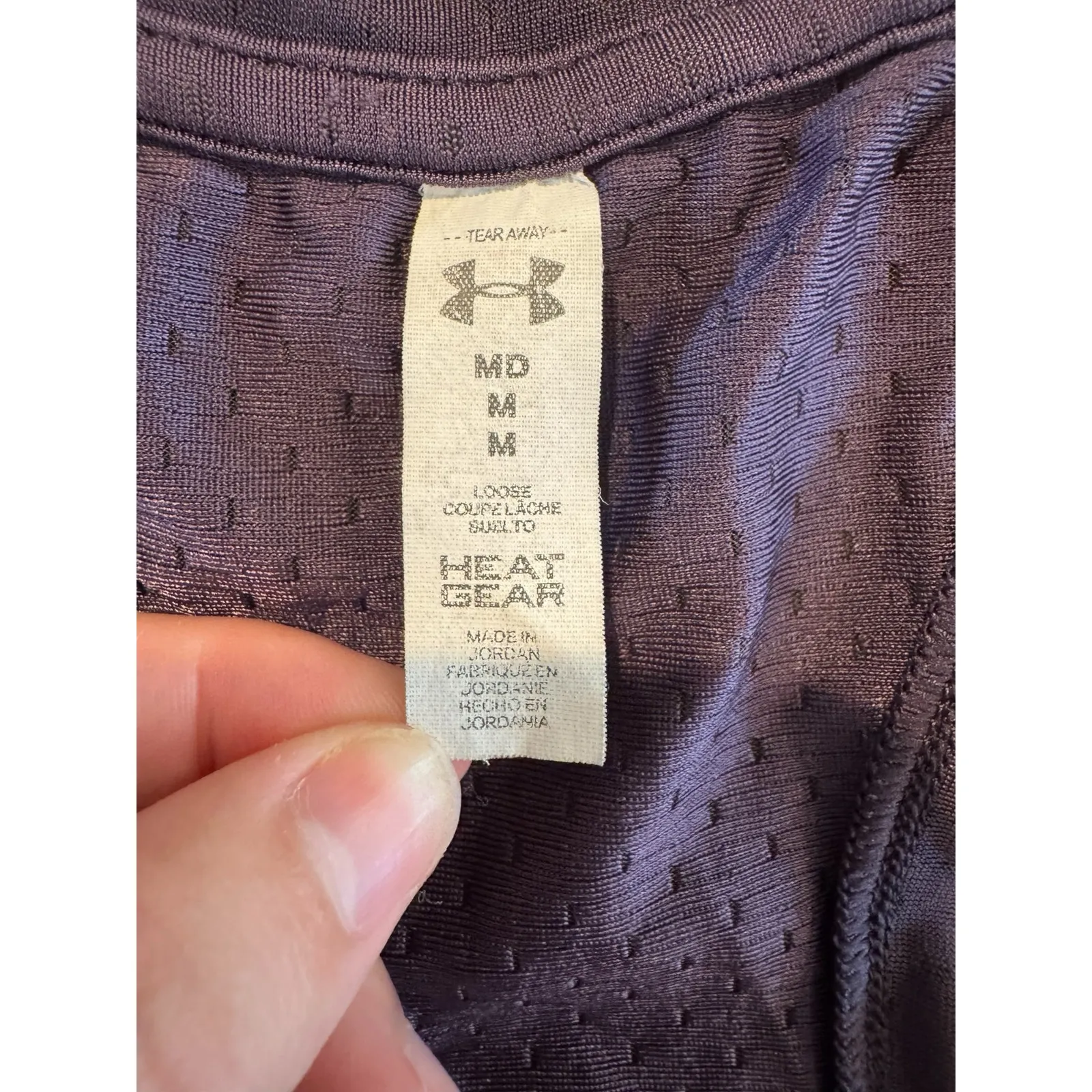 Under Armour HeatGear Racerback Tank Top Women’s Medium Purple Active Gym Wear - Image 3