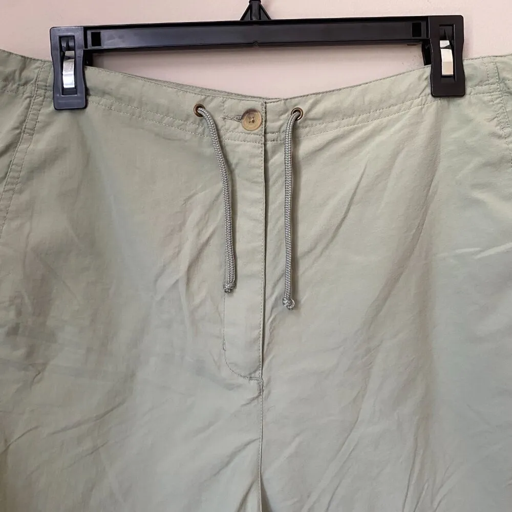 Woolrich Women's 14 Meadow Green Nylon Hiking Shorts Outdoor Walking Lightweight - Image 6