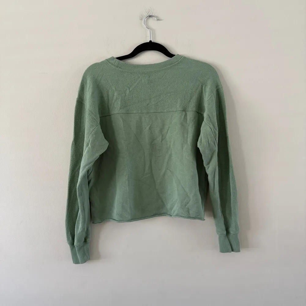 Aerie lightweight green cropped sweater - Image 3