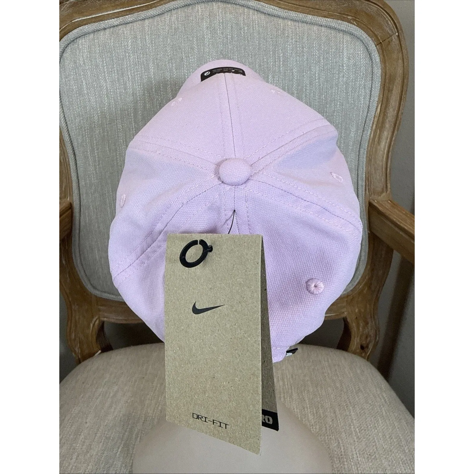 Nike Dri Fit Club Cap Swoosh Adult Golf Hat Lilac  L/XL Adjustable Casual Preppy - Image 11