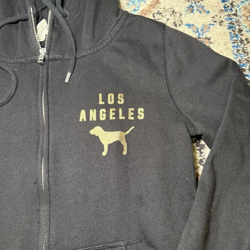 2014 los angeles vs pink bling jacket Black Size XS - Image 3