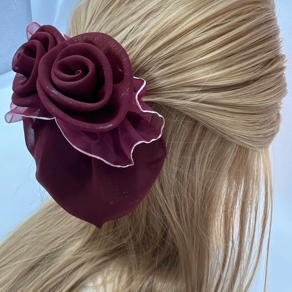 Vintage Floral Bow Red - Image 4