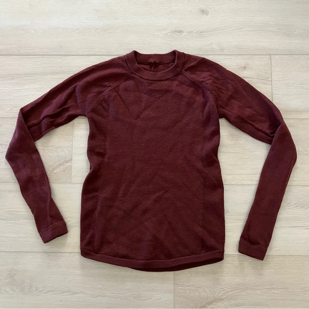 Lululemon Sit in Lotus Sweater 100% Merino Wool - Image 2