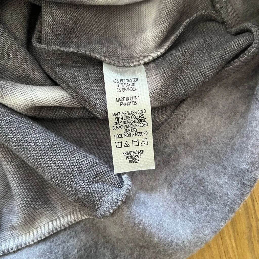 NWT STITCH FIX Nine Britton Grey Pullover Sweater Sweatshirt Top Women’s Large - Image 8