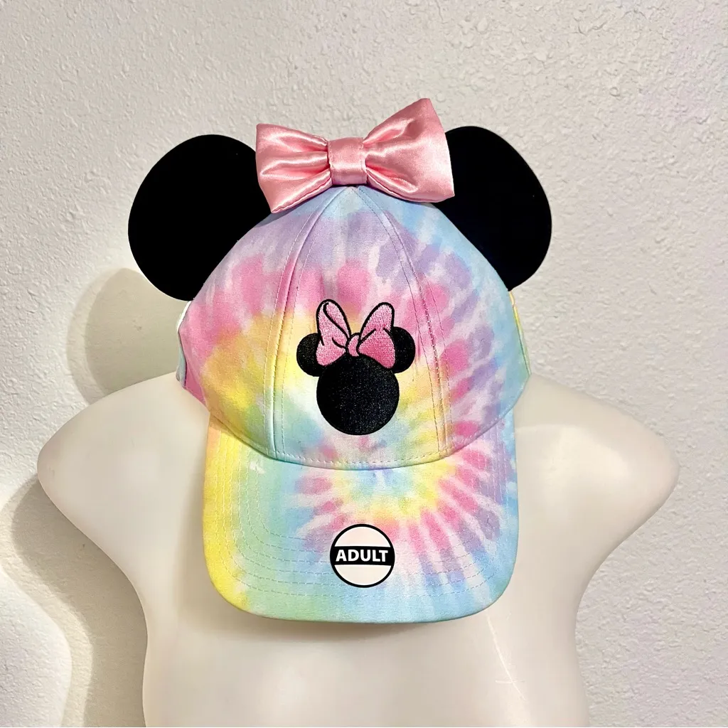 Disney Adult Minnie Sassy Bow Tie Dye Ear Hat - Image 3