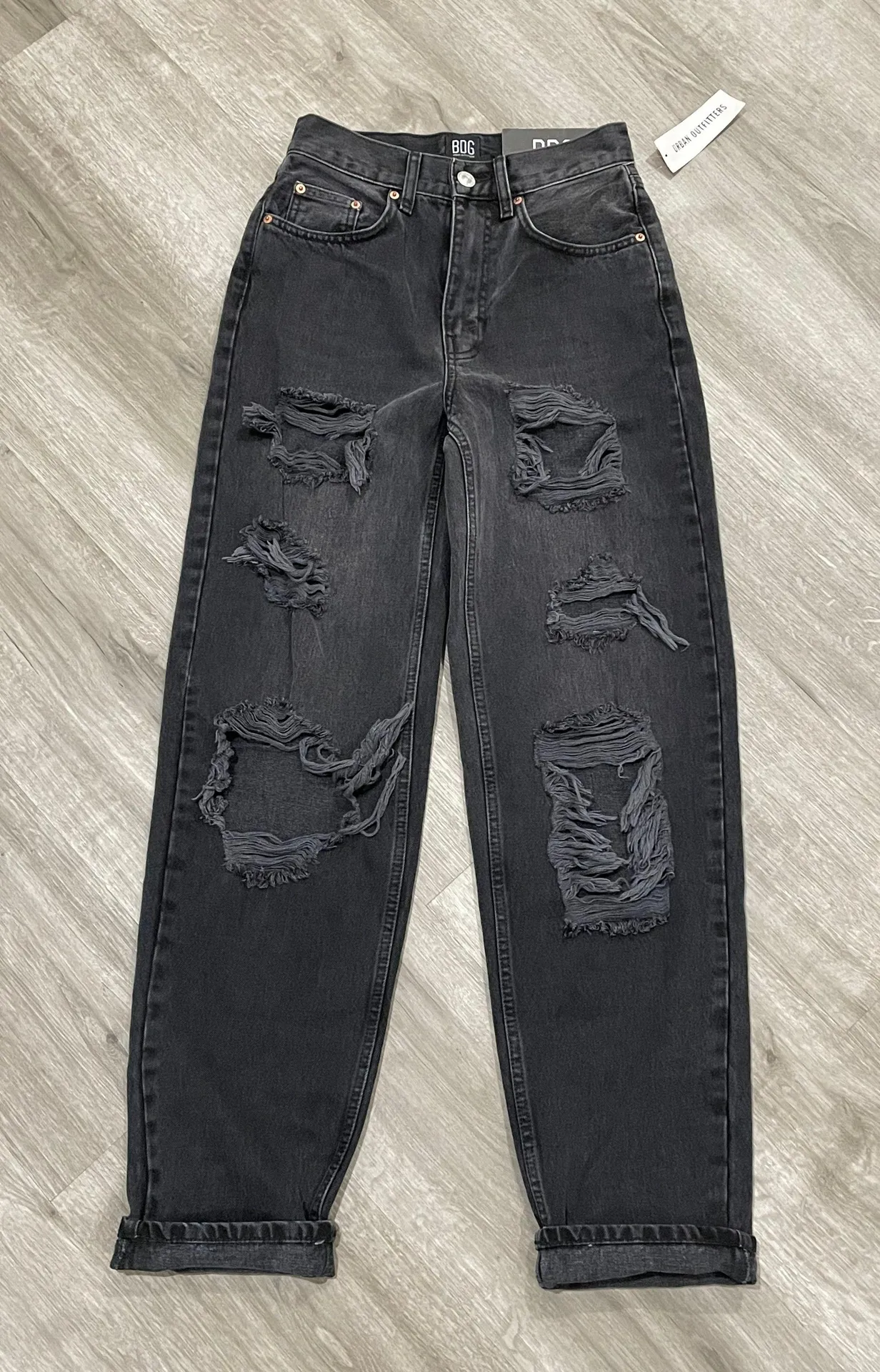 High Rise Black Jeans - Image 2