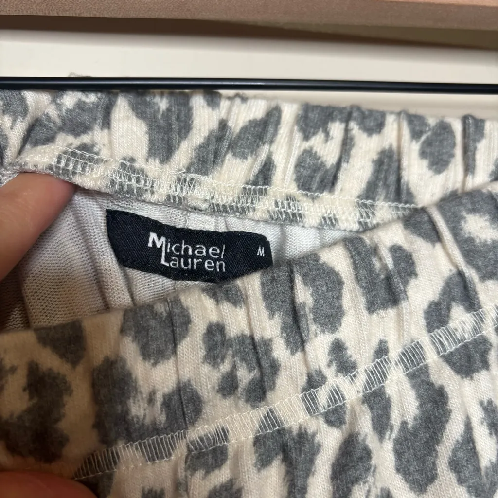 Michael Lauren X Revolve Leopard Print George Super Soft Jogger Sweatpants - Image 5
