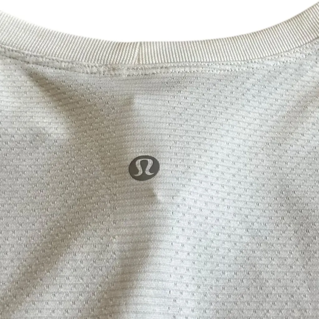 Lululemon Swiftly Long Sleeve White Shirt Top Athleisure Athletic Size 14 Womens - Image 8