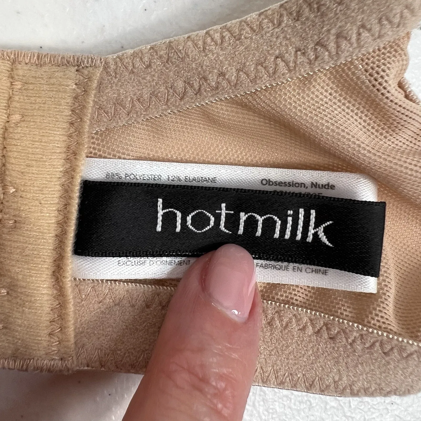 Hotmilk 38G Obsession Flexi Underwire Contour Nursing Bra Nude Full Underwire Tan Size undefined - Image 13