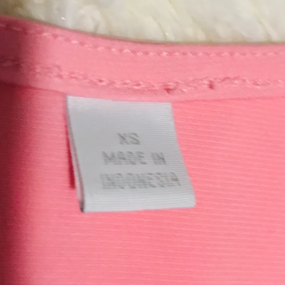 New York & Co Barbie Pink Stretch Blouse Top Size XS - Image 5