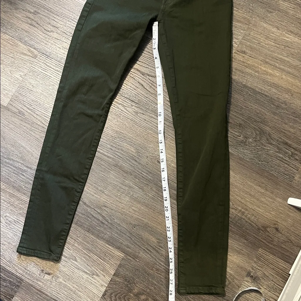 Frame Le High Skinny De Jeanne Green Soft Jean Pants Size 27 - Image 7