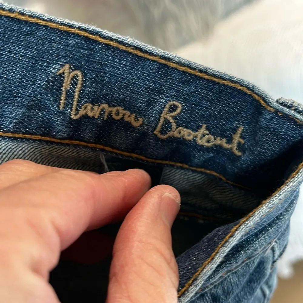 French Connection Jeans Narrow Bootcut Womens 2 Low Rise - Image 4