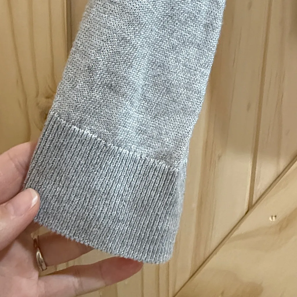 Everlane - Linen Heather Gray Knit Top - S - Image 3