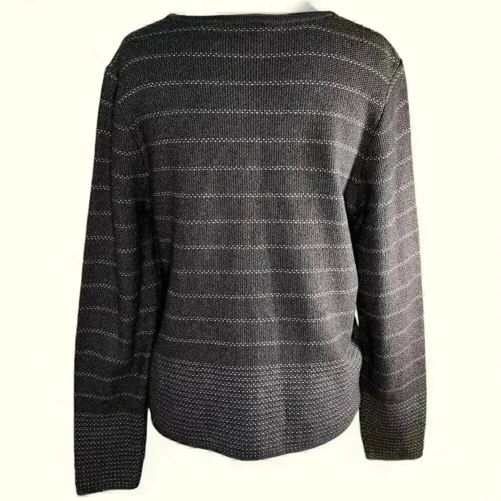 Preview International Wool and Cotton Blend Button-up‎ Cardigan - Image 3